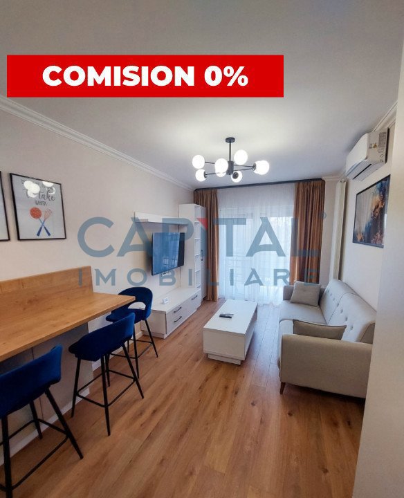 Comision 0% De inchiriat apartament 2 camere, lux