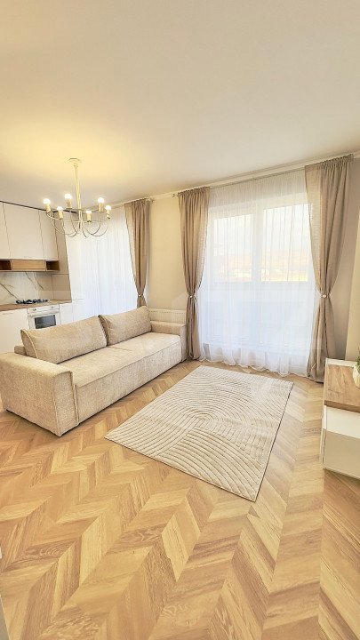 Apartament la cheie, totul nou, terasa de 15 mp, parcare, zona Terra