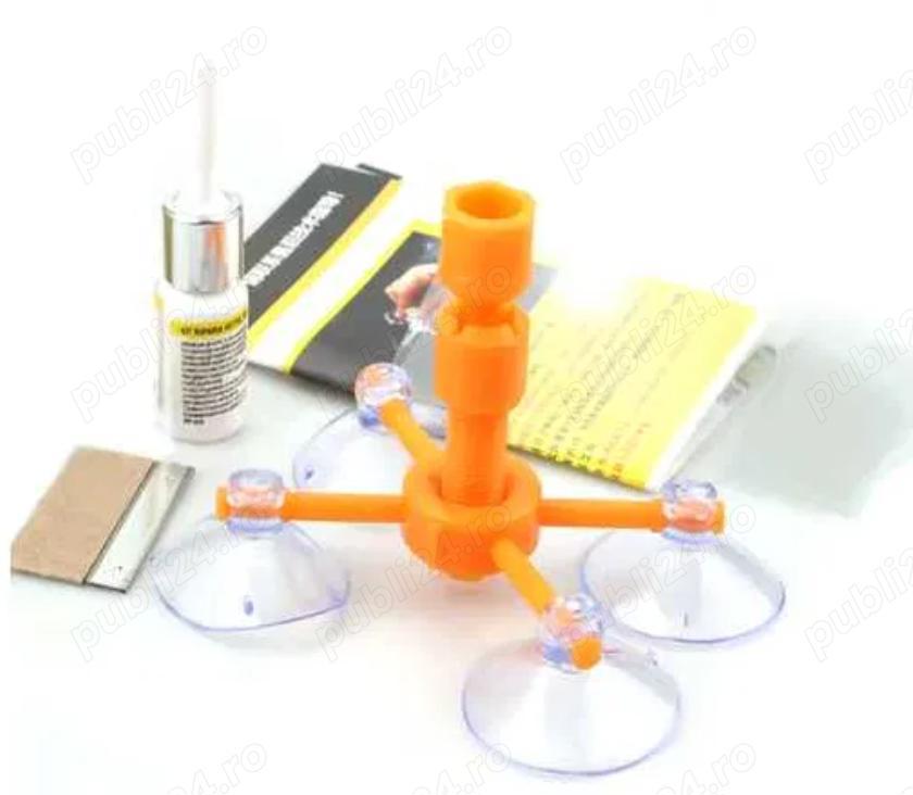 Kit Reparatie Parbriz Auto, Ciobitura, Fisura, Lovitura, Zgarietura