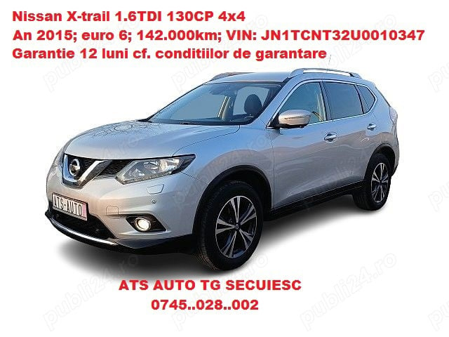 Nissan X-trail 1.6TDI 130CP 4x4 euro6