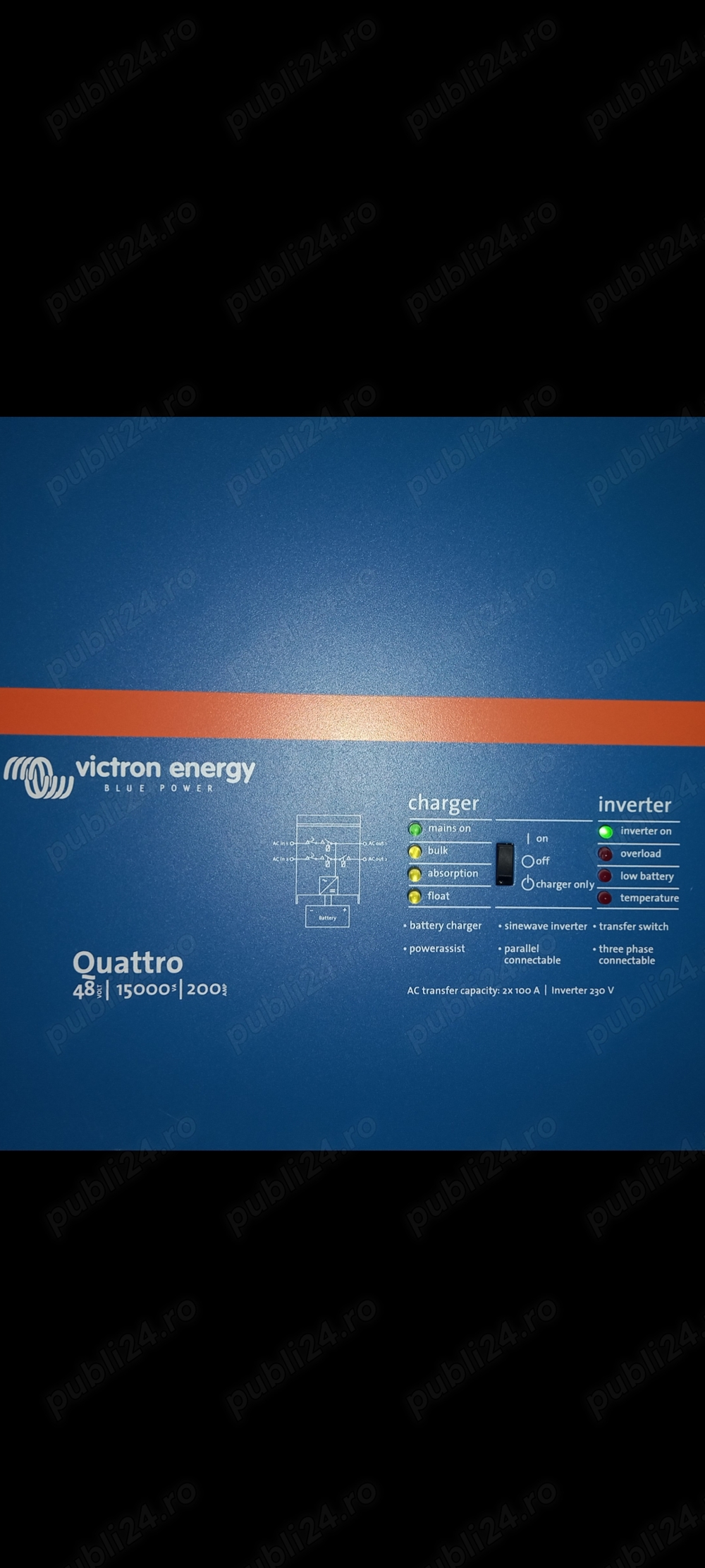 Invertor Victron Quattro 15 kva