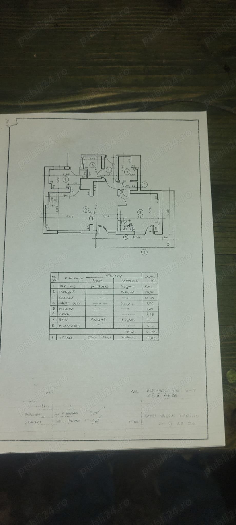 Vand apartament 2 camere zona Piata Kogalniceanu