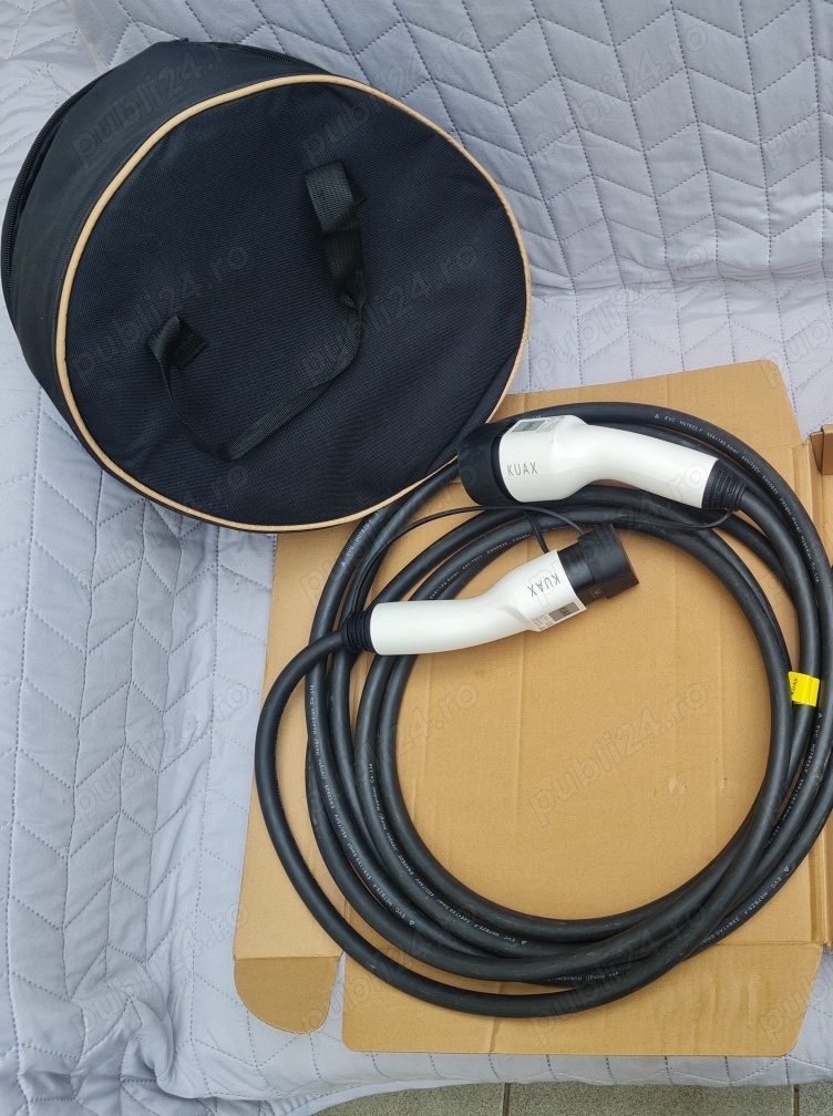 Cablu de incarcare masina electrica type 2 22KW (32A trifazat) de 7 metri lungime
