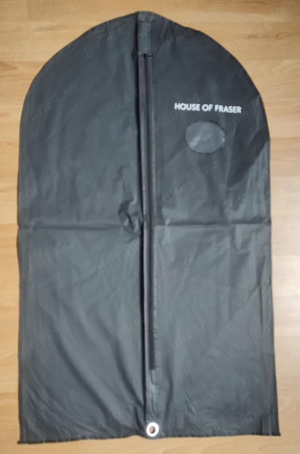 Husă haine 100 x 60 cm, cu fereastră transparentă
