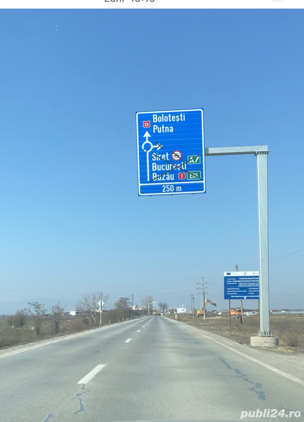 Teren intravilan,proximitate autostrada A7 cu deschidere la DN2D 