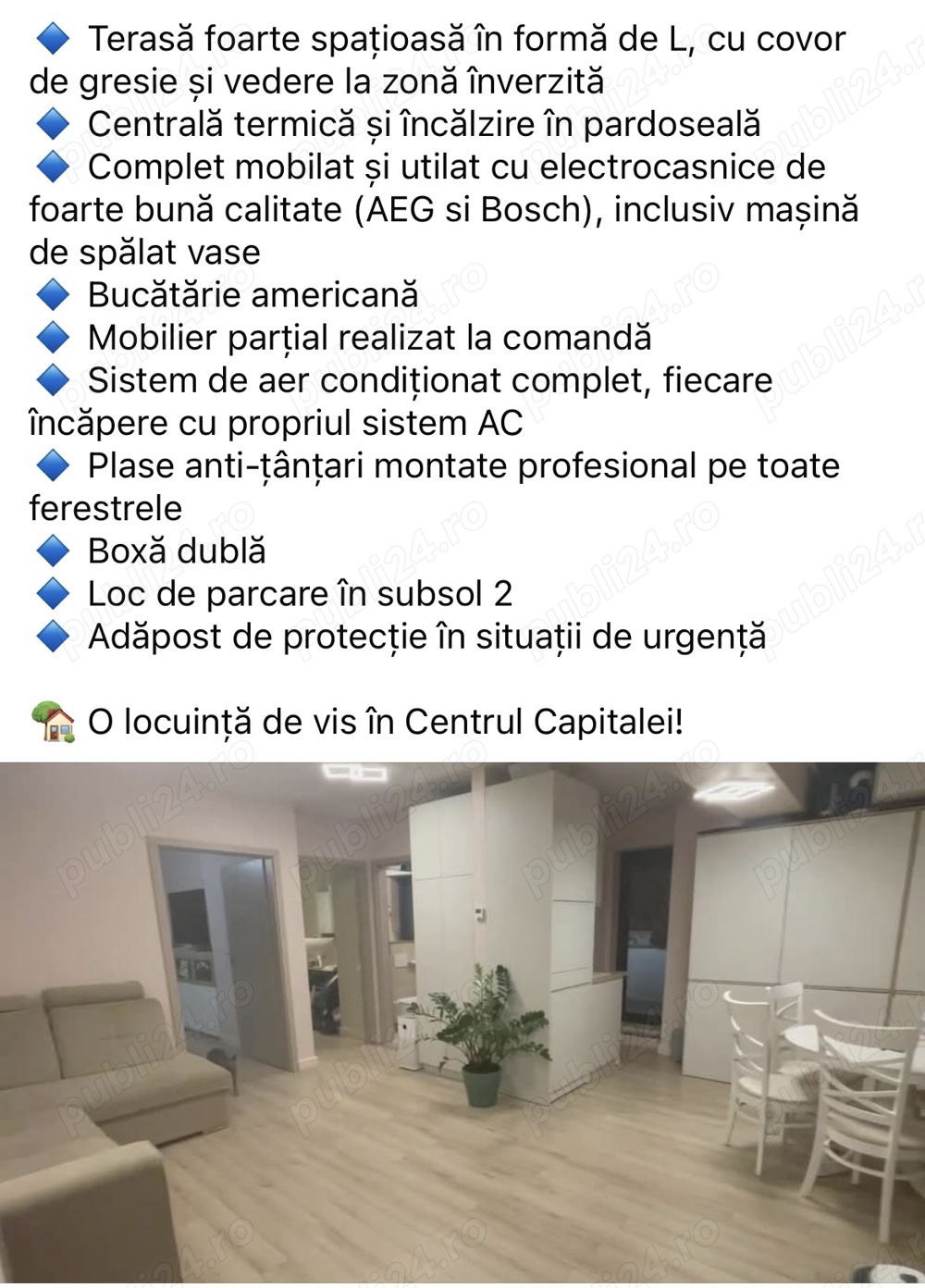 ÎN CURÂND de vanzare - Apartament 3 camere