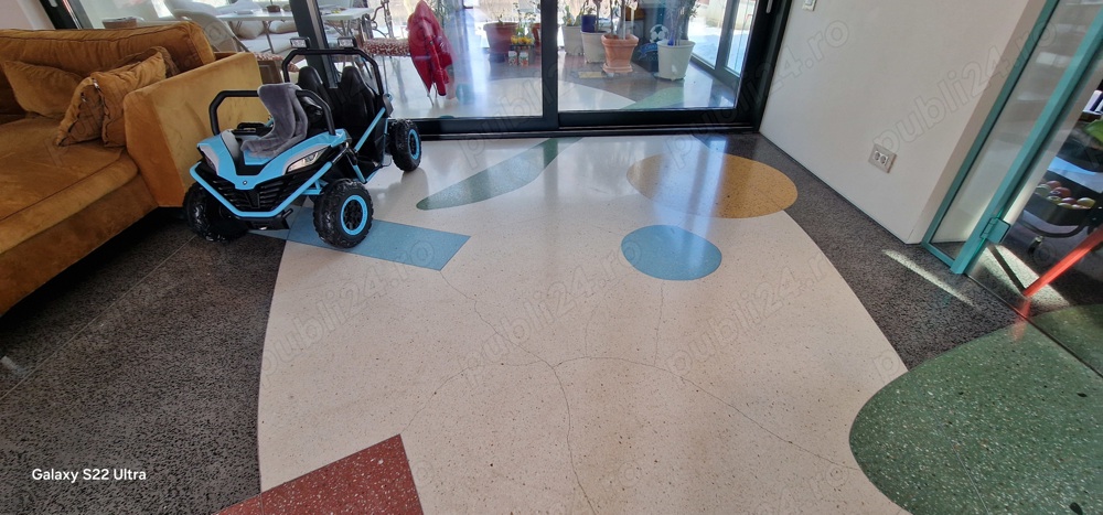 Turnare, slefuire, lustruire pardoseli mozaic-terrazzo