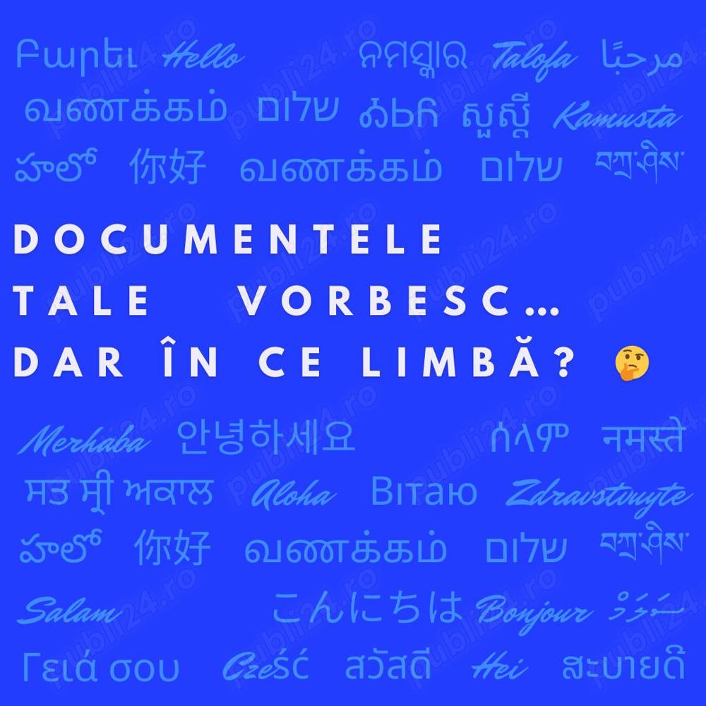 Traduceri autorizate lb engleza sector 4