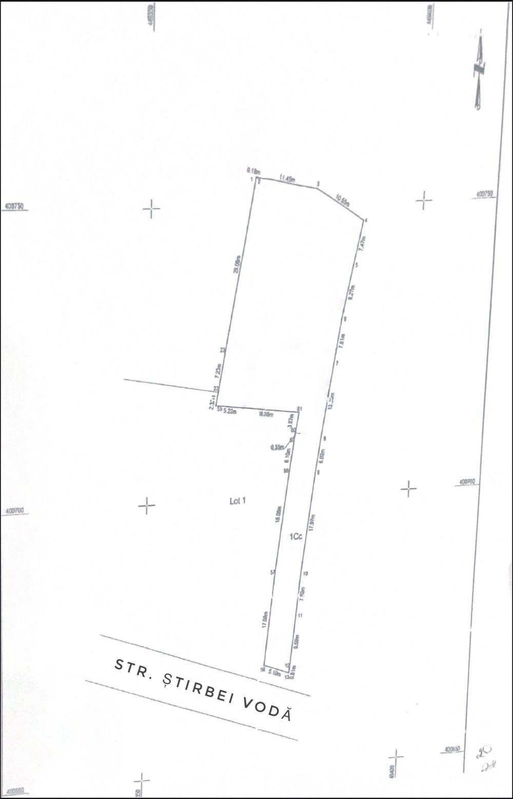 teren vanzare- centru Rm Valcea str.Știrbei Vodă