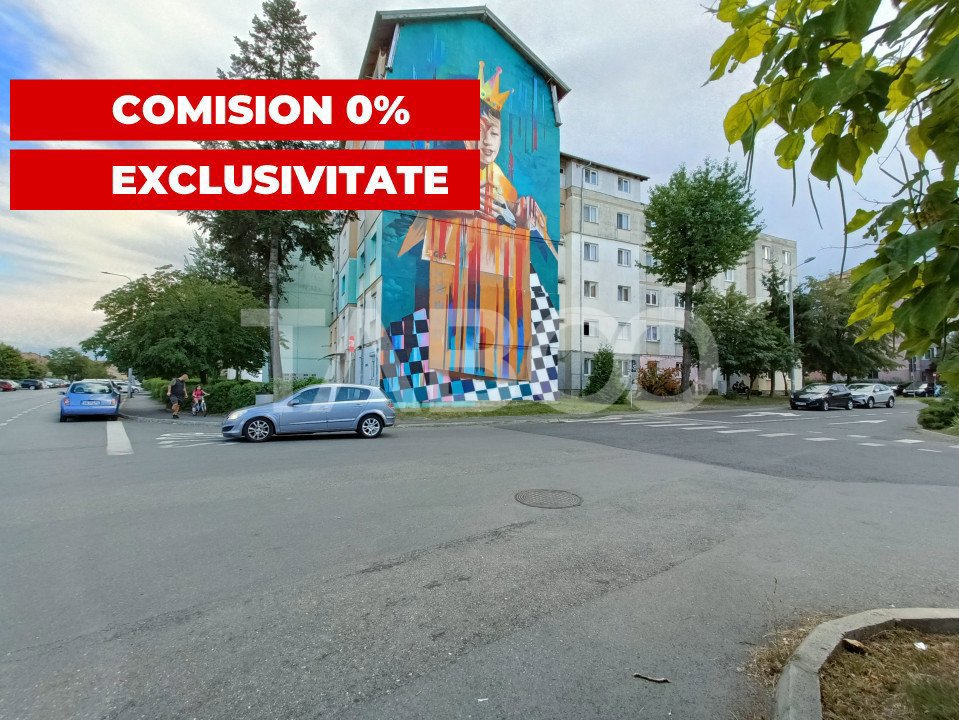 Apartament 2 camere de vanzare 33 mp utili in zona Mihai Viteazu Sibiu