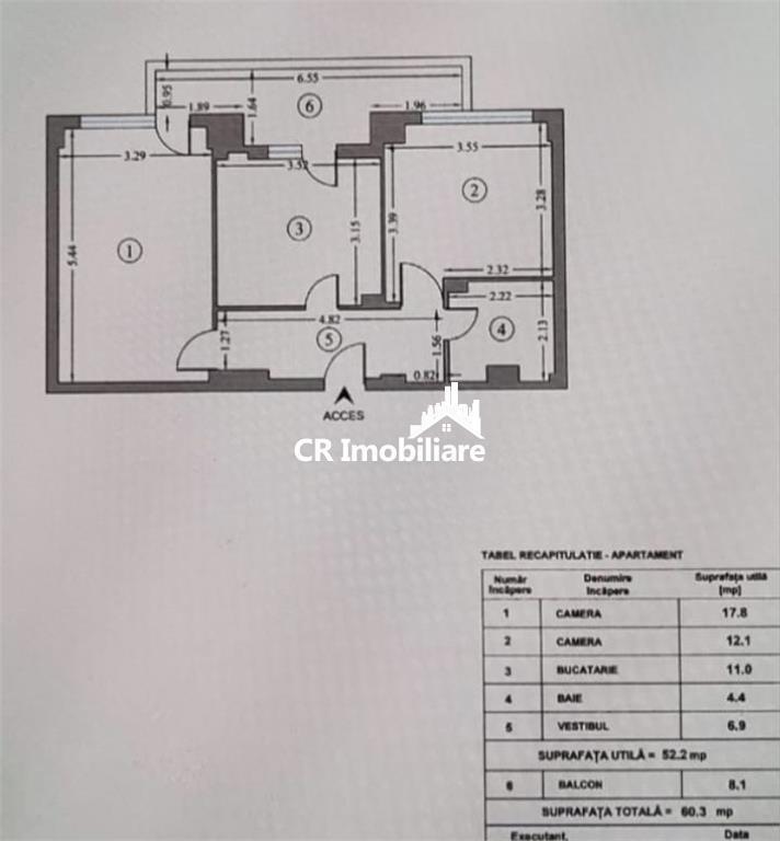 Apartament de 2 camere Titan