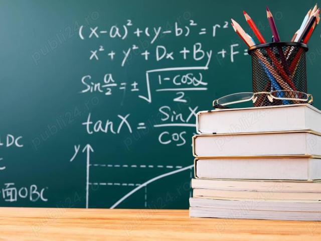 Meditatii Matematica clasele 5-8 sau 9-12 (aprofundare & pregatire Examene)