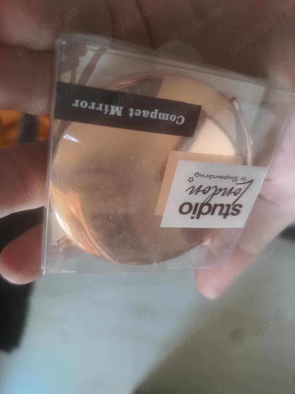 Oglinda Studio London By Superdrug Compact Mirror Rose Gold Stocking Filler
