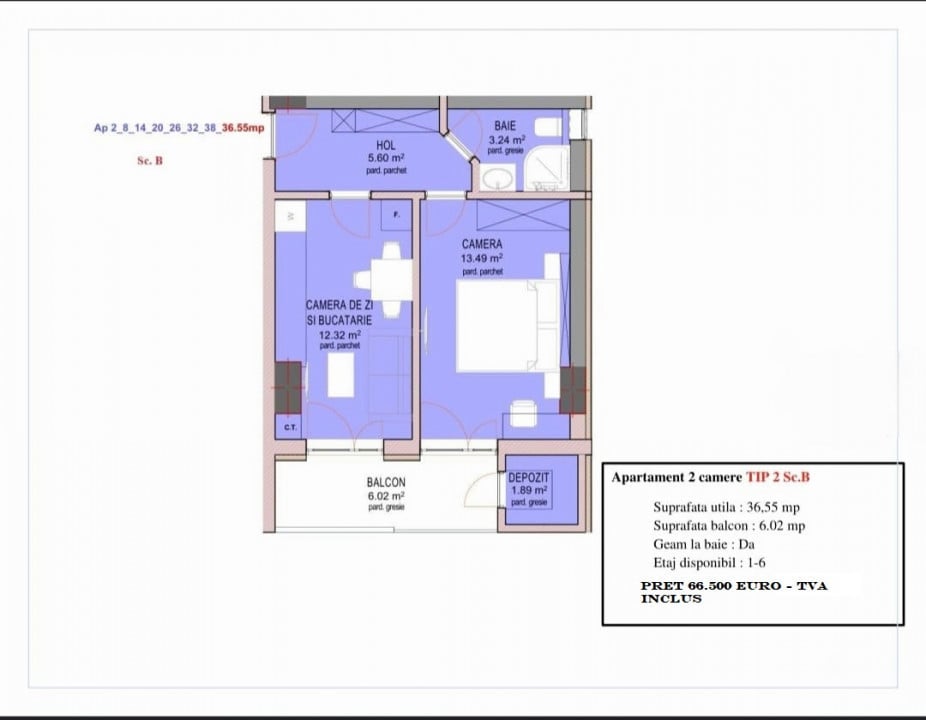 Apartamente 2 camere \ Selimbar \ Sibiu