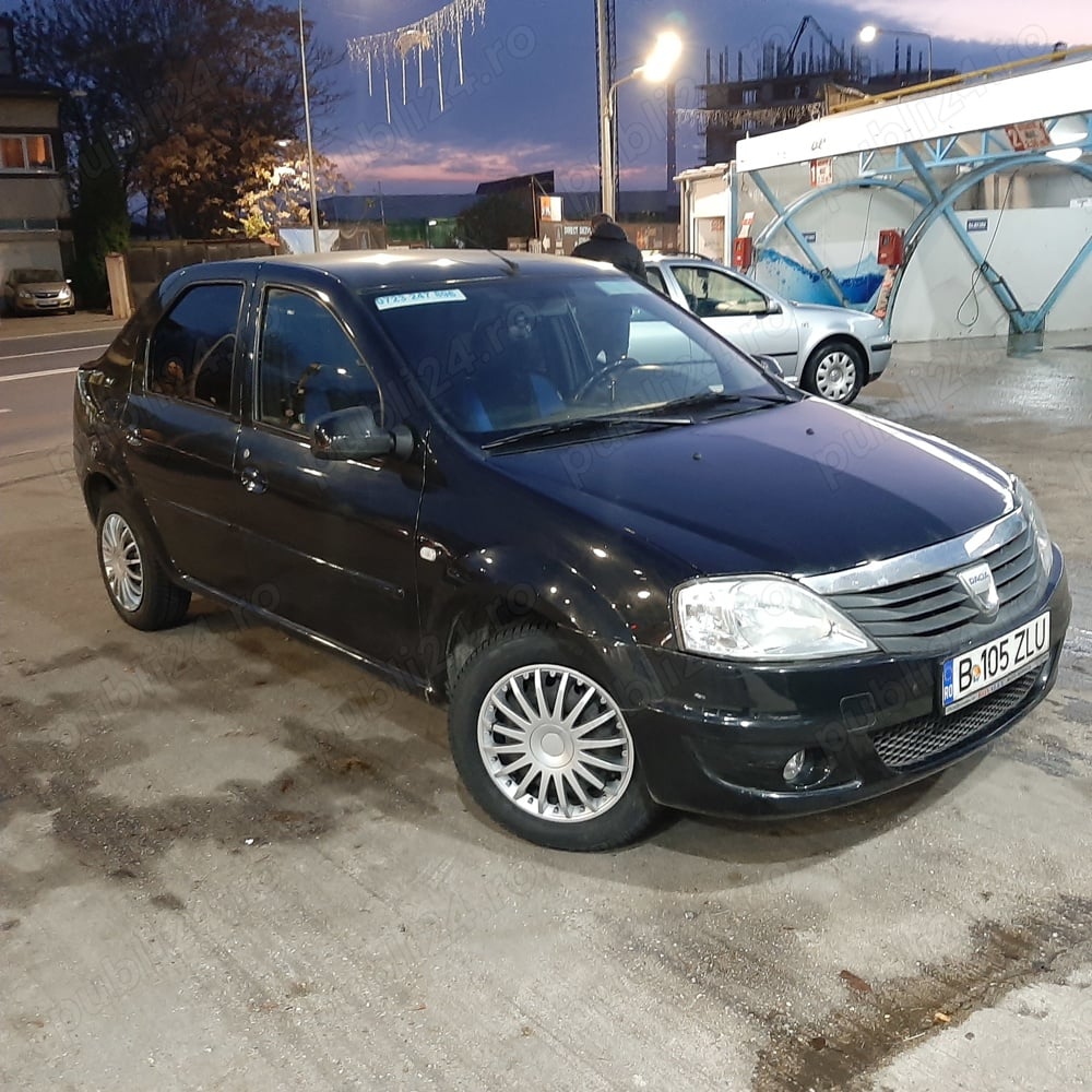 Dacia Logan 2010, Benzina 1.4 + GPL Tomasetto, Laureate, Negru