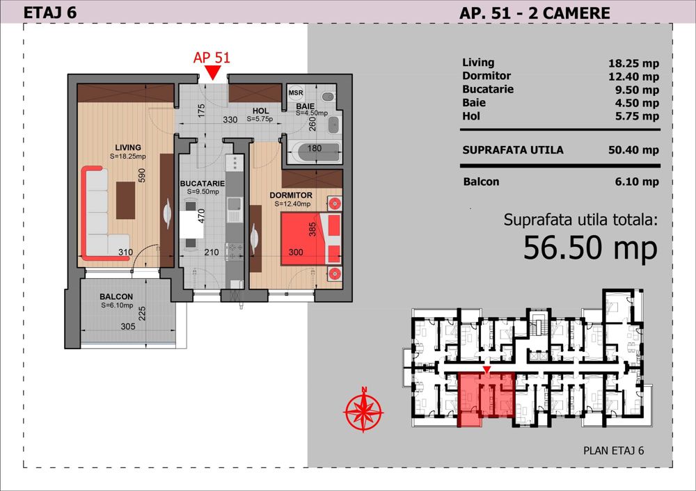 Apartament 2 Camere Zona Grand Arena 2min STB