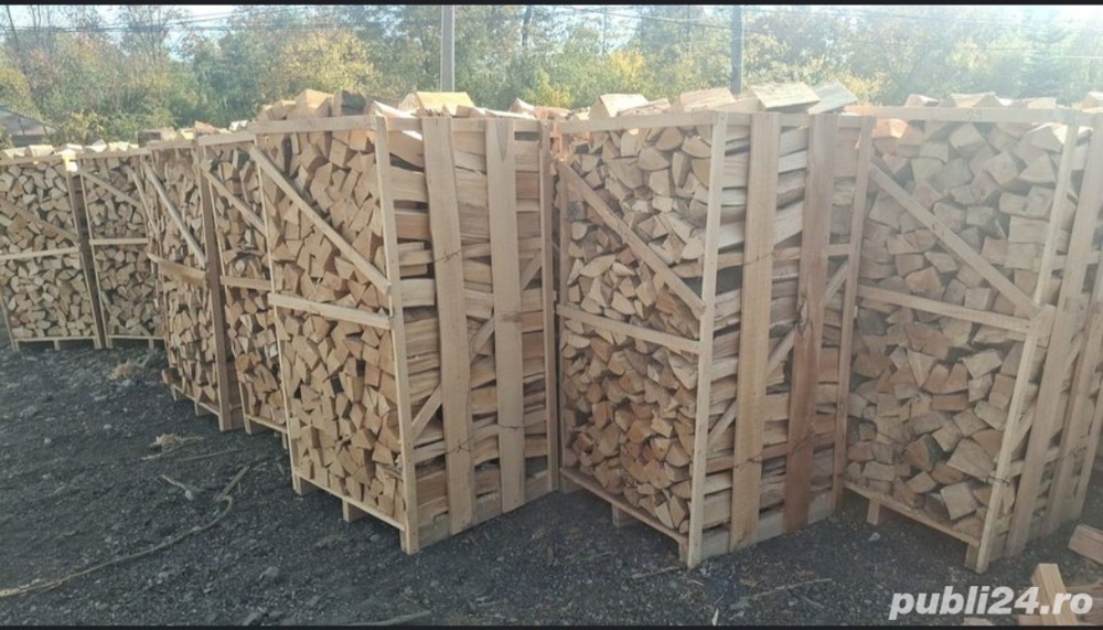 lemn de foc tăiate și sparte transport la domiciliu 