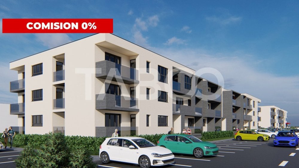 Comision 0! Apartament de vanzare 2 camere 59 mpu balcon si gradina