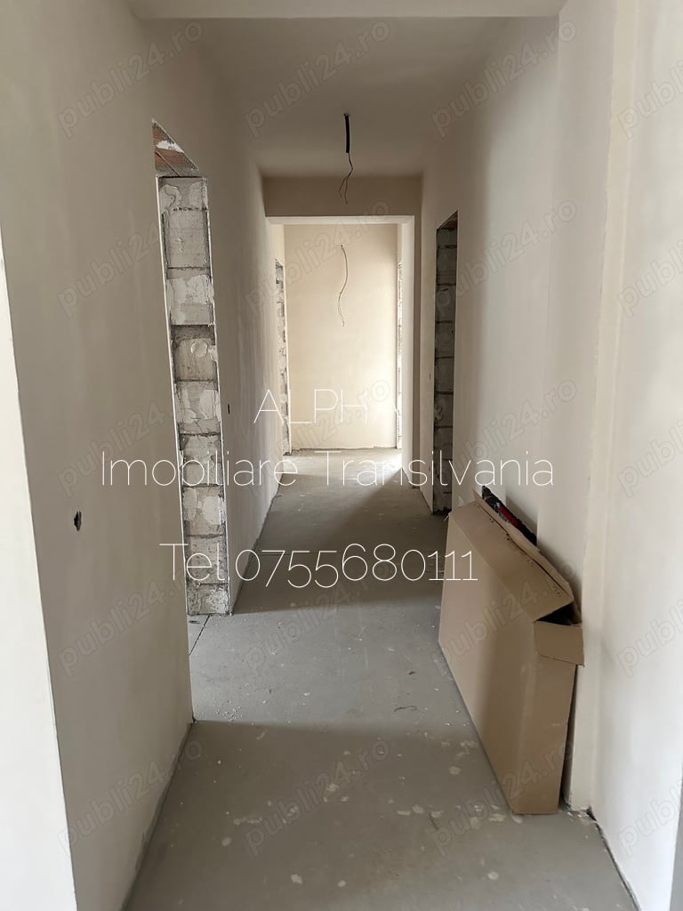 Apartament 3 camere,et.1,finisat,bloc nou aproape de centru