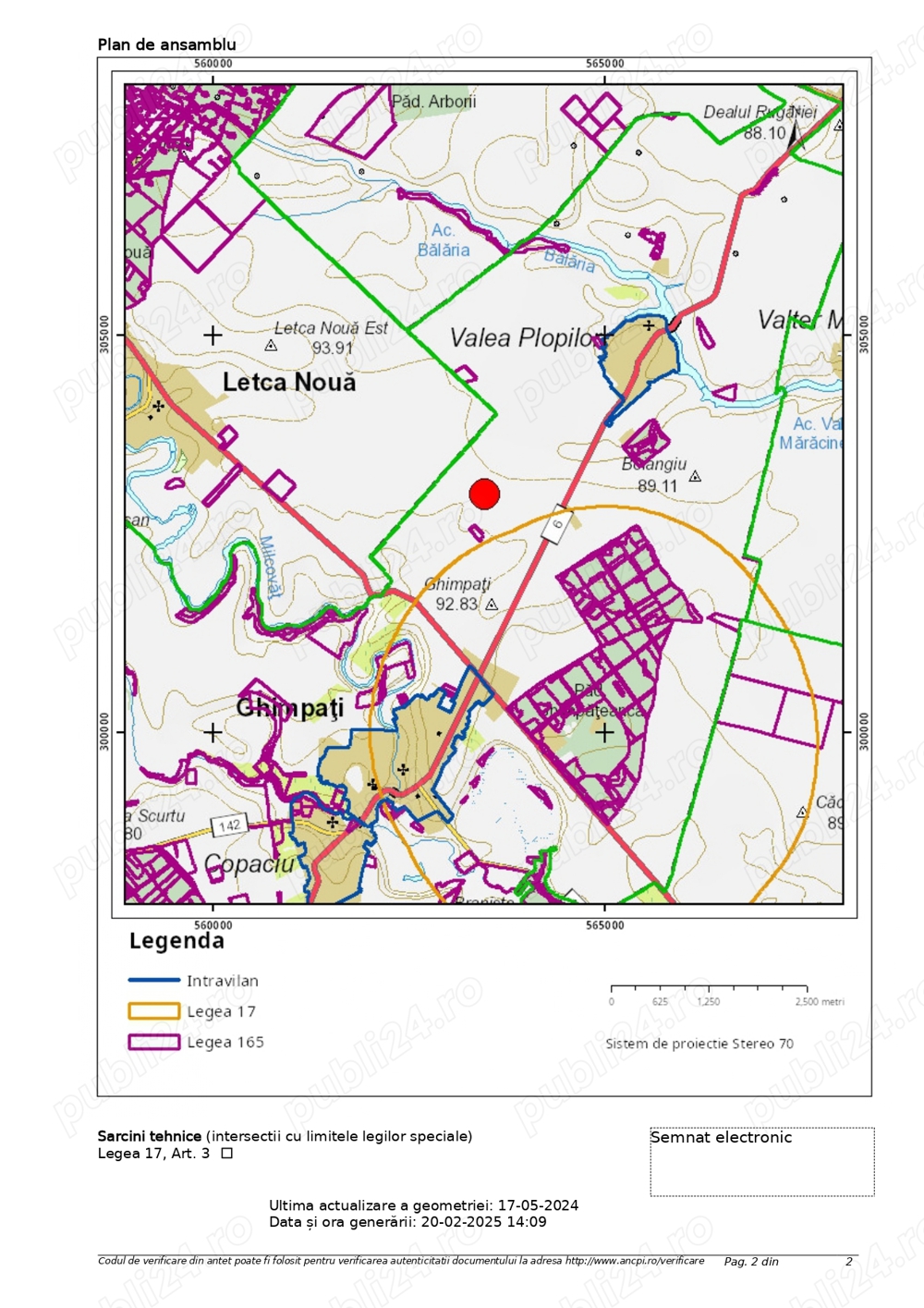 Teren Agricol, DN 6, Ghimpati