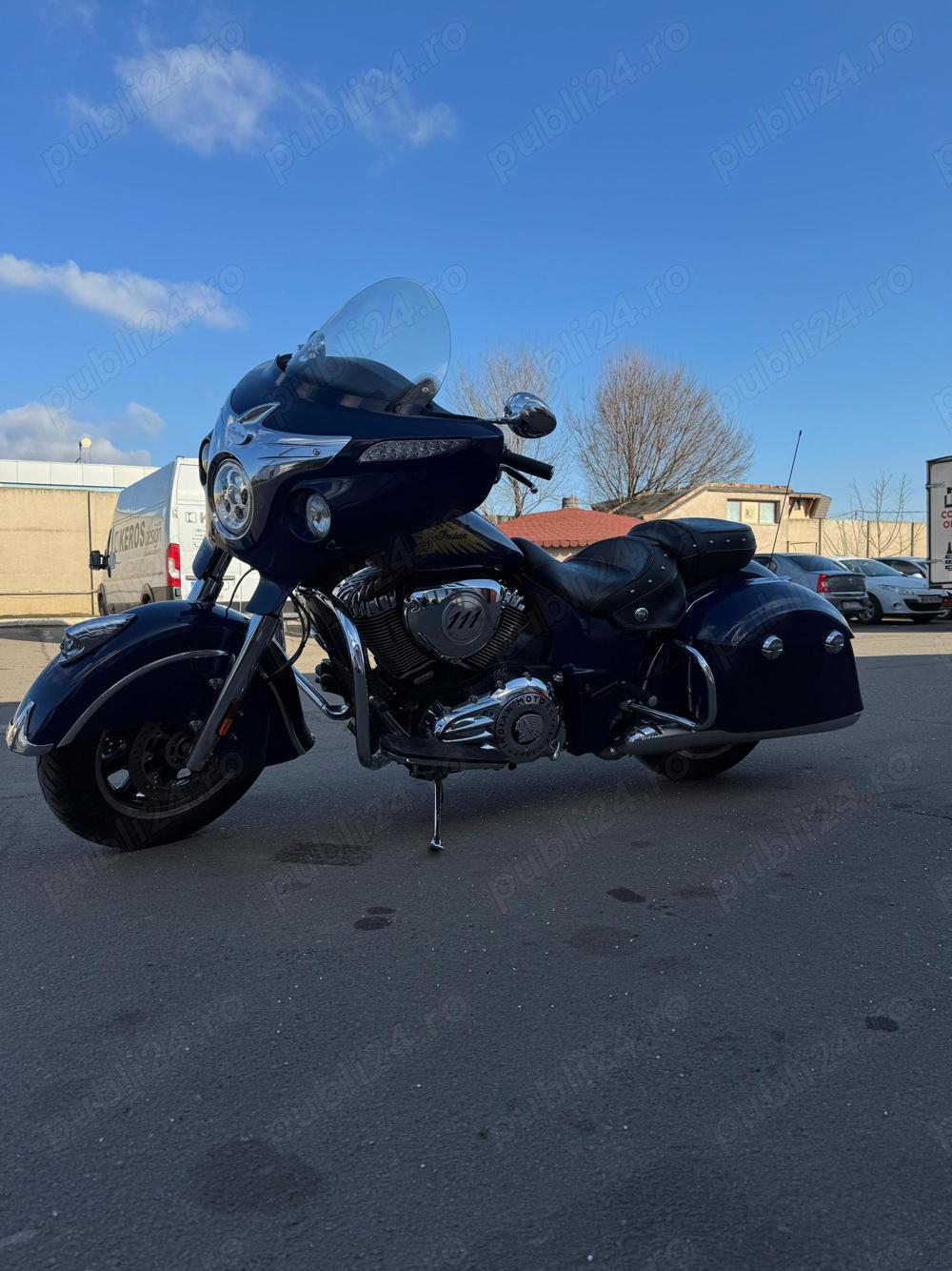 Indian Chieftain Springfield Blue 2014   16.000 km