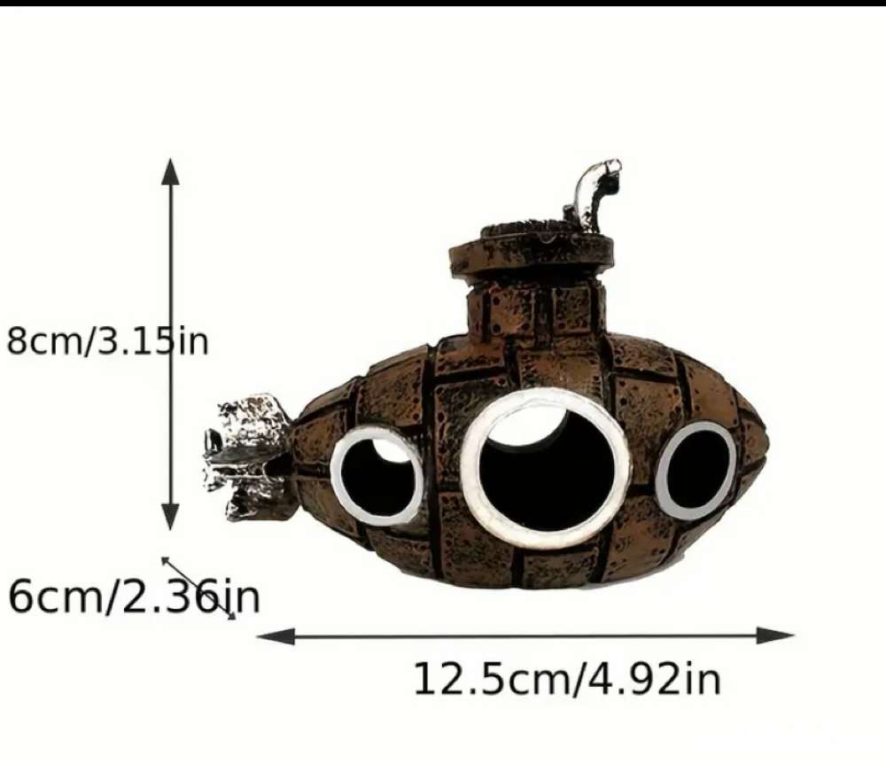 Ornament acvariu submarin