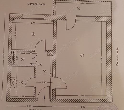 Inchiriez garsoniera cf 1, mobilata si utilata, Unirii Sud