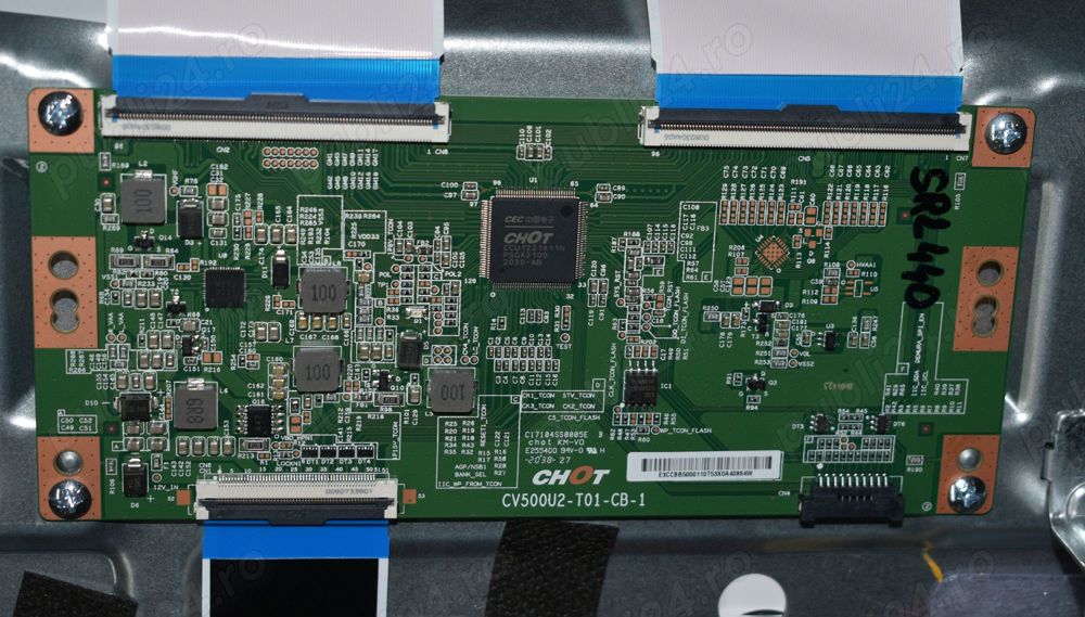 T-con TV CV500U2-T01-CB-1 provenit din tv TOshiba 50UA2B63DB ecran VES500UNDT-2d-N41