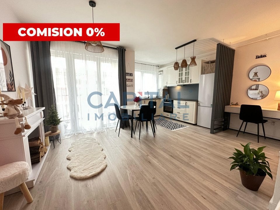 COMISION 0! Apartament 2 camere Semidecomandat, Parc Poligon, Floresti