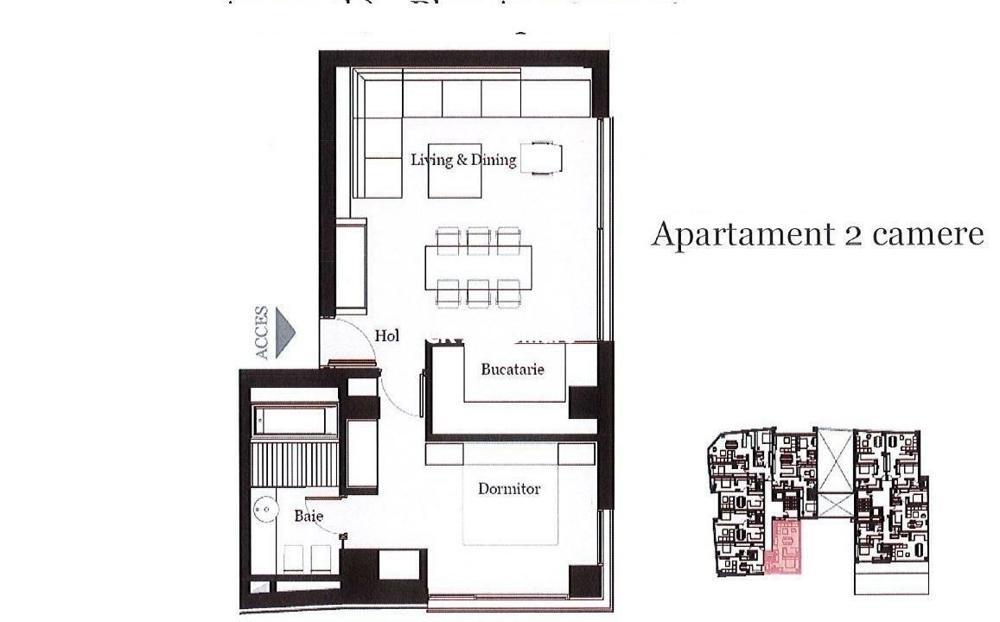 Apartament 2 camere Bloc nou Gradina Icoanei