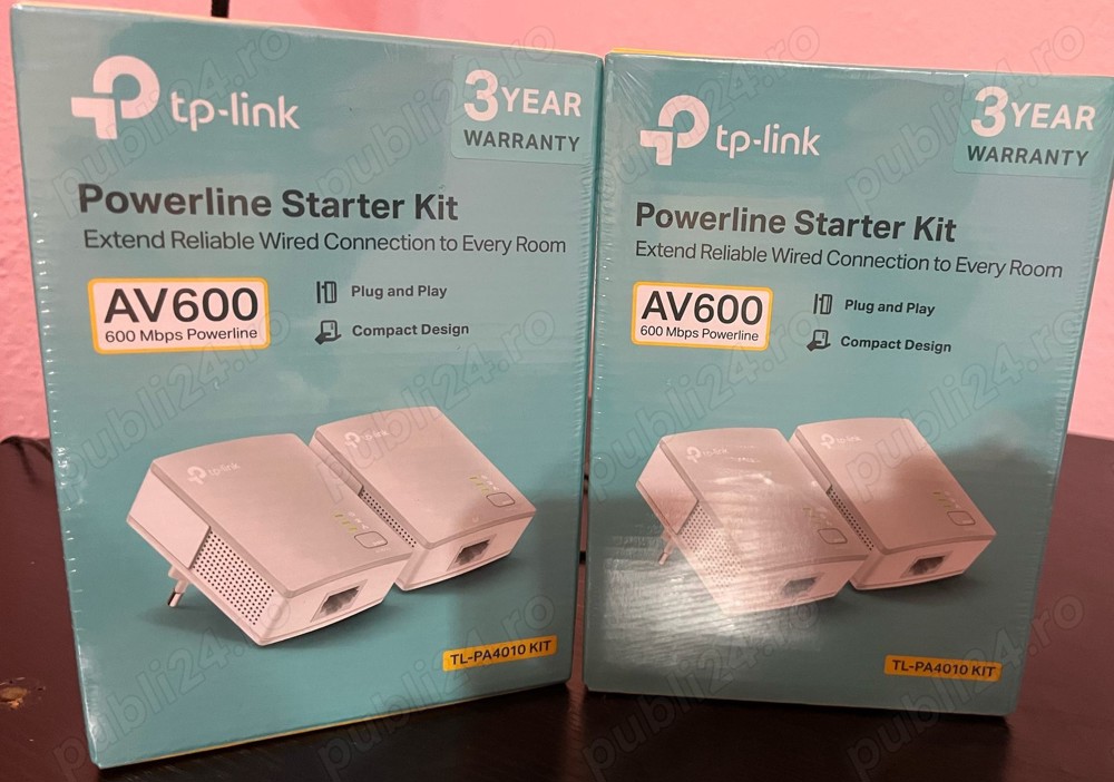 Adaptor Powerline TP-LINK TL-PA4010, Ethernet 500Mbps, Ultra compact