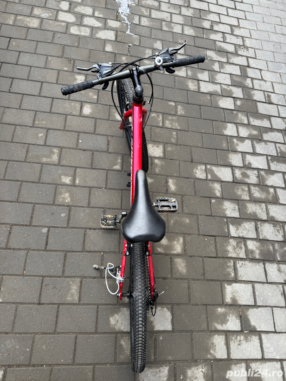 Bicicletă PEGAS Mini Drumeț 24'' Roșu+Cască PEGAS Retezat M(54-59 cm)