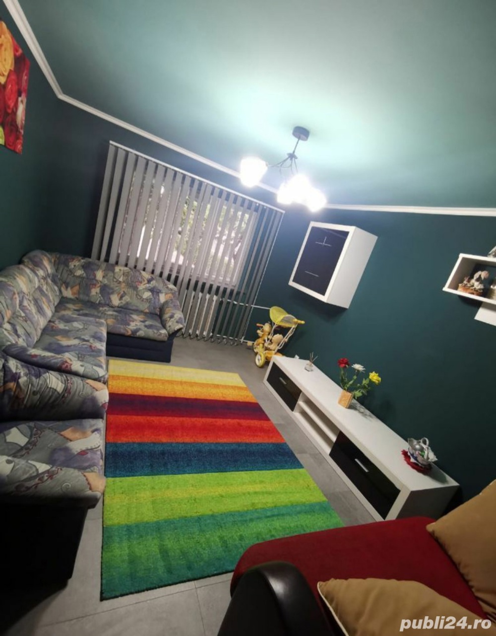 2 decomandate parter cu balcon ultralux mobilat și utilat complet zona Racheta Cv.Noua, zona liniste