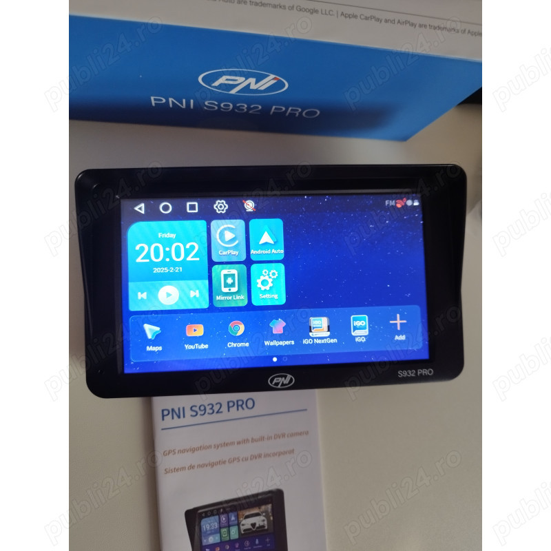 Sistem navigatiecu DVR-PNI S932 PRO ecran 7 inch+android 13