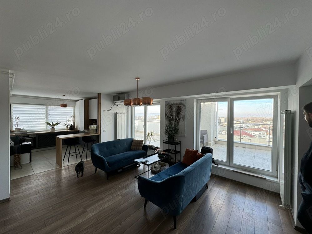 Penthouse modern Top City, 3 camere, 67 mp util