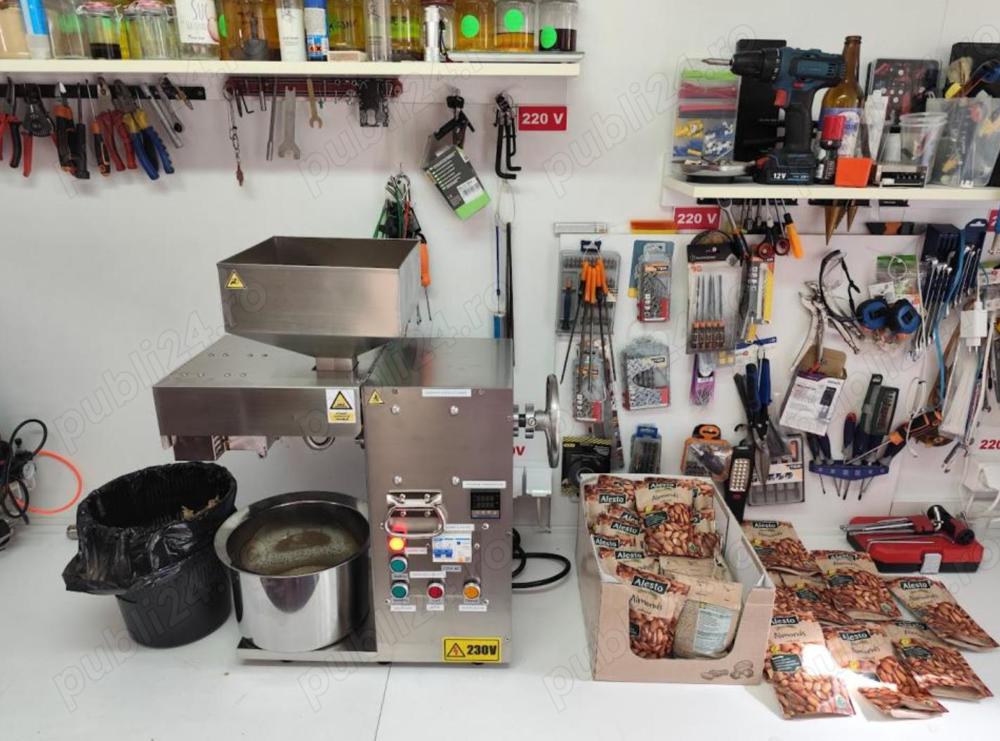 Presa ulei la rece + panza de filtrare