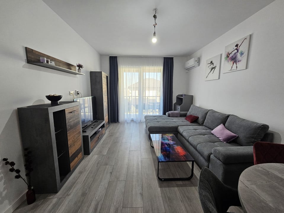 Apartament cu doua camere in Tunari, NOU, complet mobilat si utilat