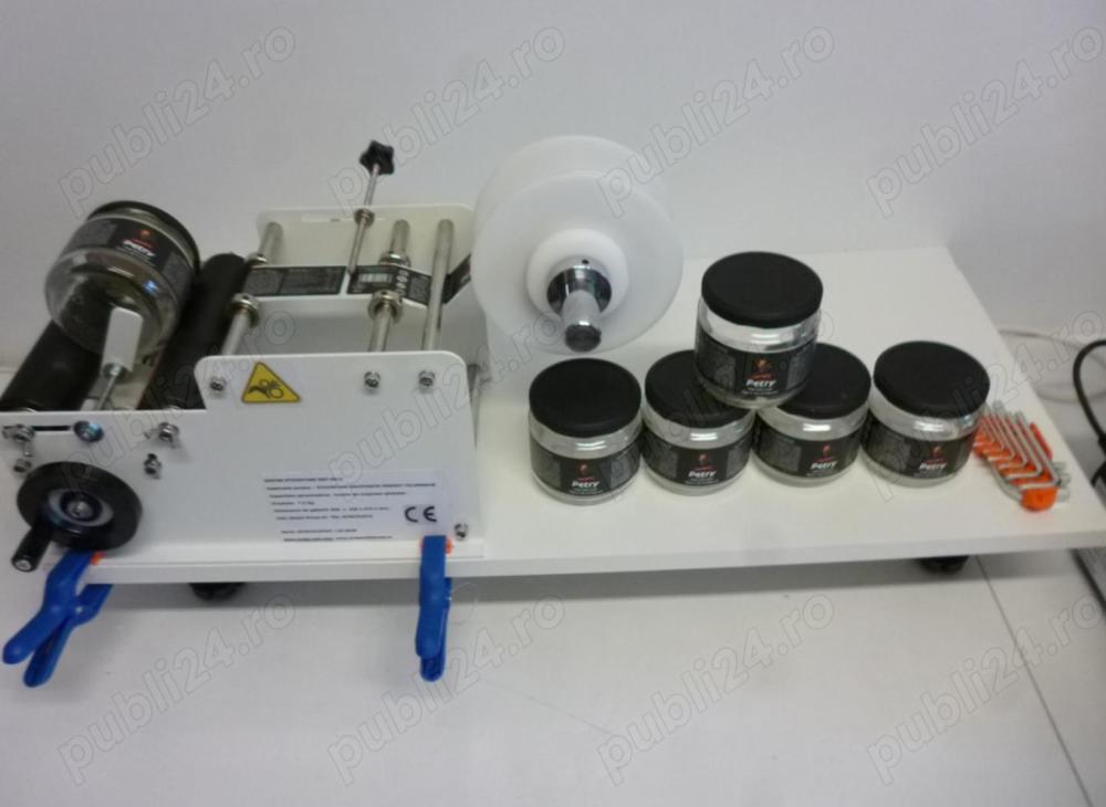 Sistem de etichetare  etichetare recipiente cilindrice