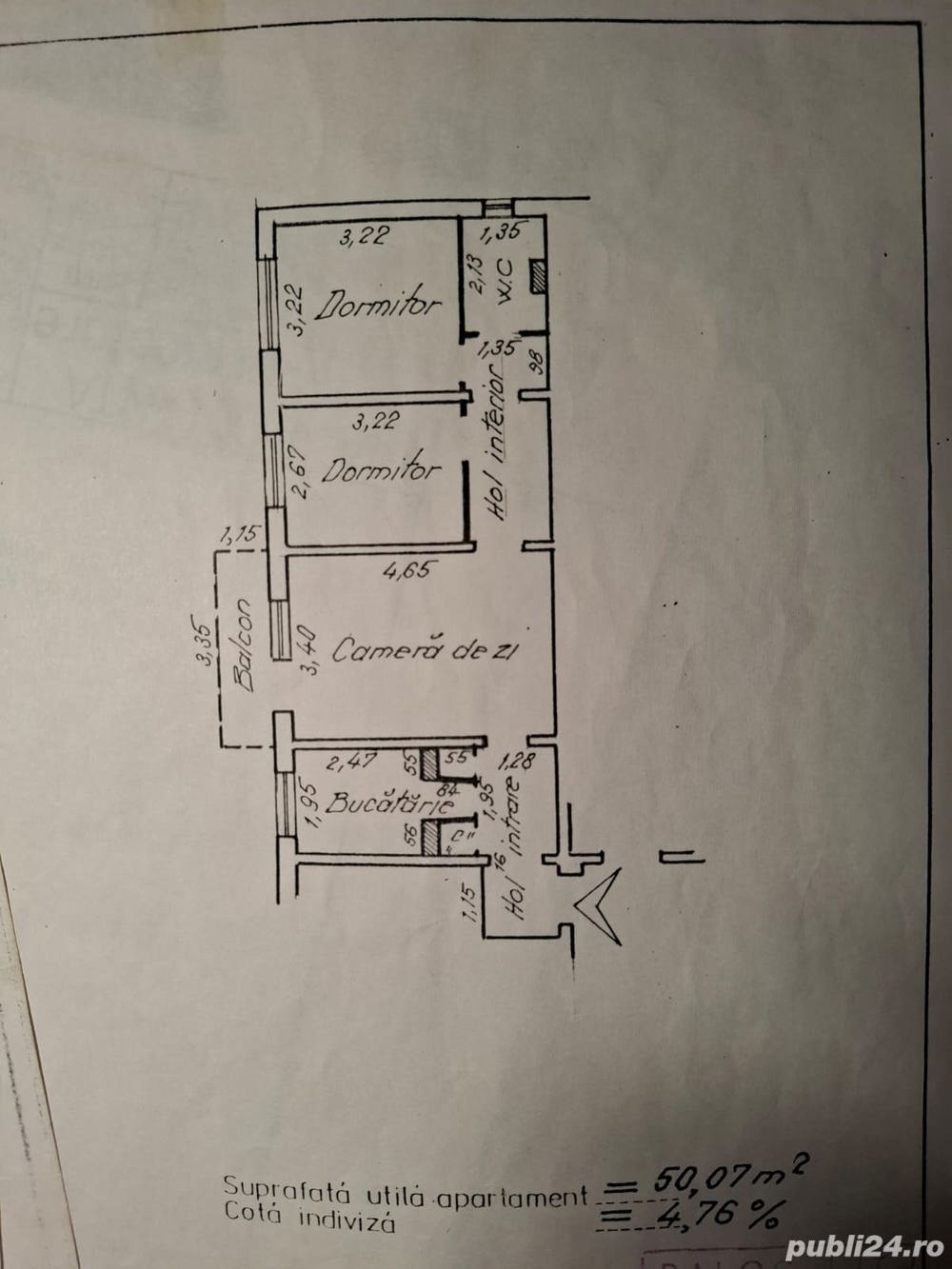 apartament 3 camere