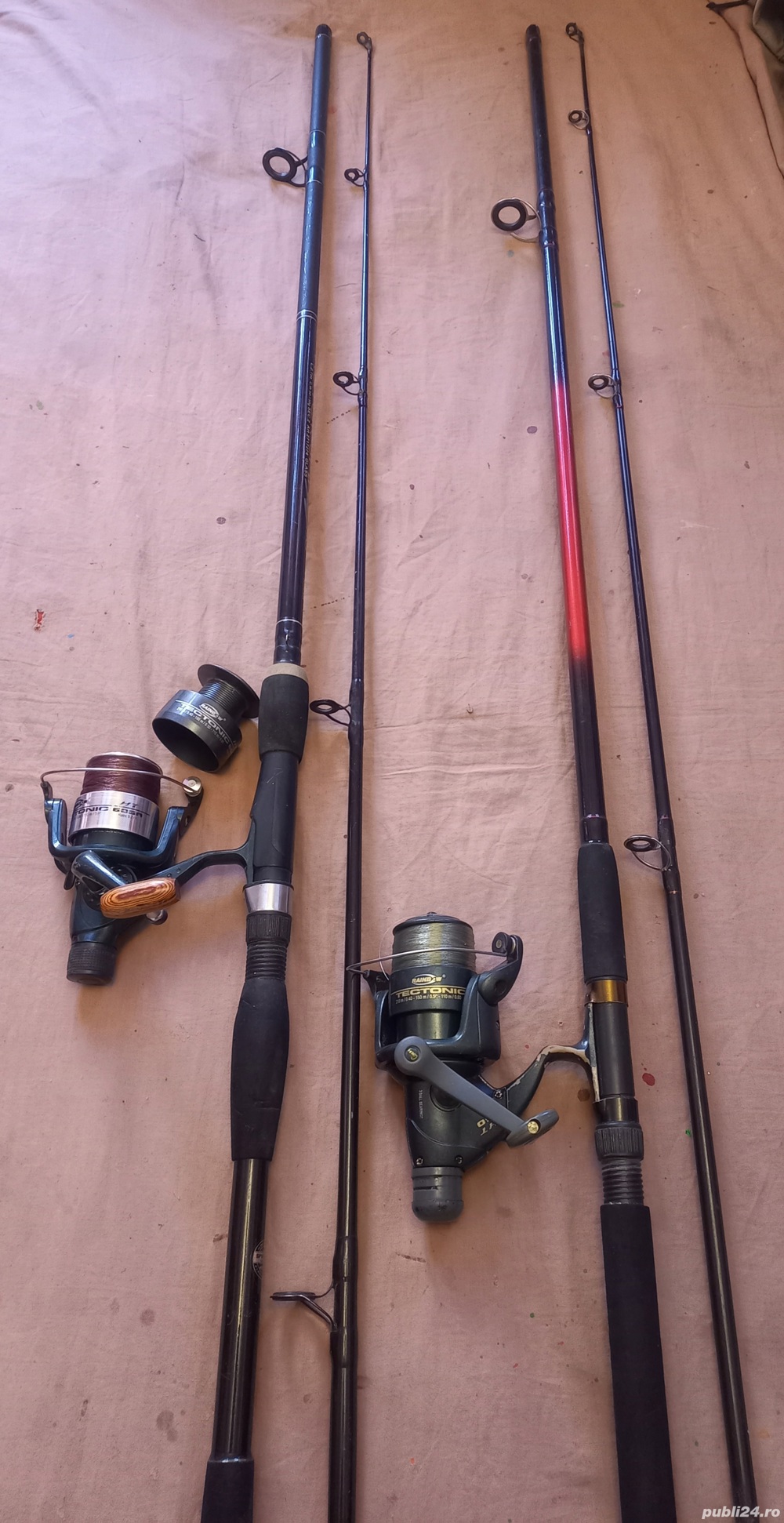 Lanseta Siwedia 2,7m, actiune 150g cu mulinete Rainbow 6000 6 rulmenti 