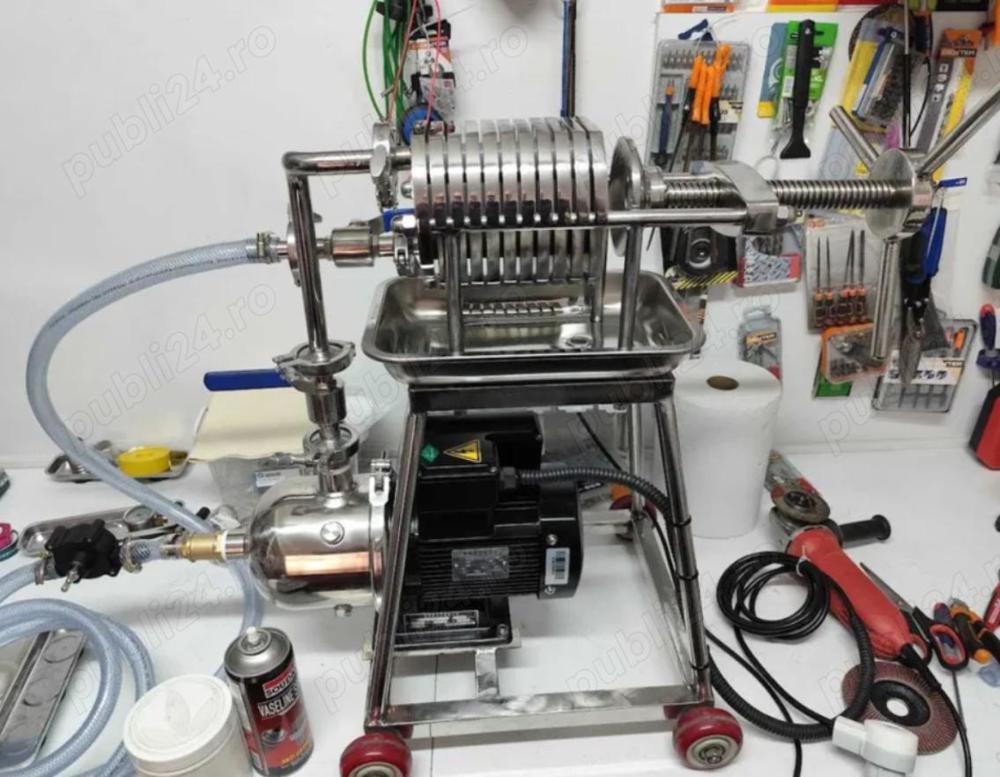 Presa ulei si selector seminte constructie inox 220V