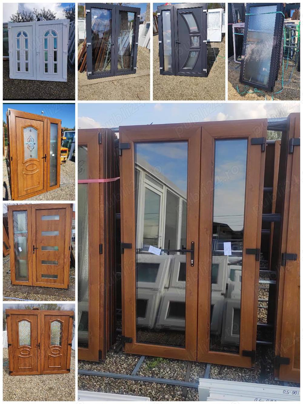 Usi si geamuri noi alb-stejar-antracit