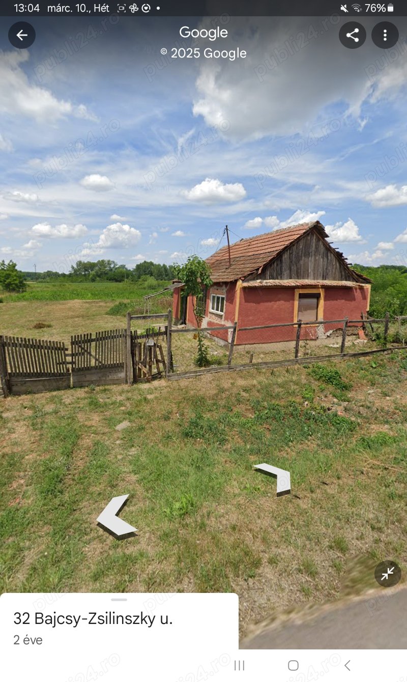 De vanzare teren cu casa veche (Nagykereki)