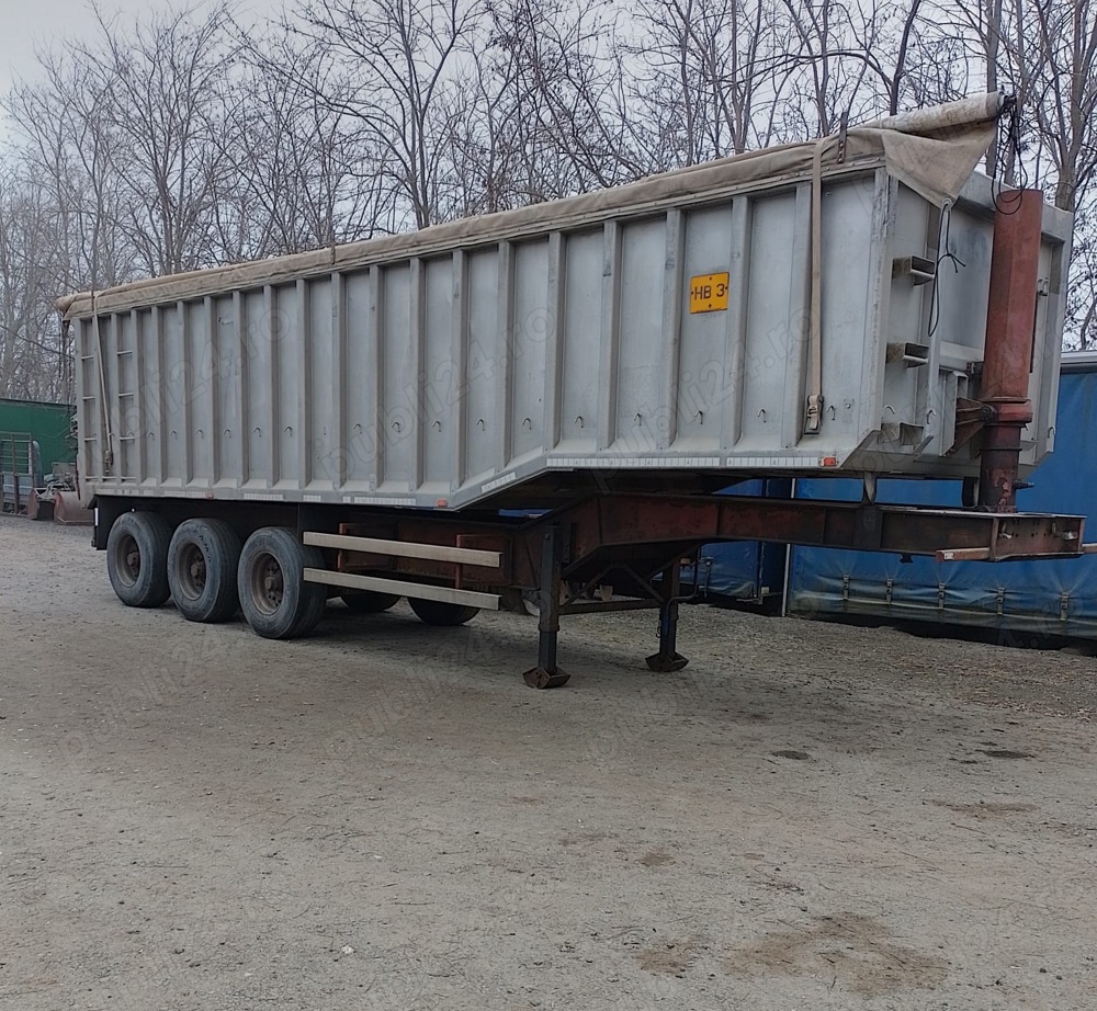 Vand remorca cereale, bena aluminiu