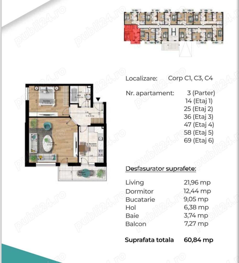 Mutare iunie 2026 - 2 Camere - Metrou Berceni