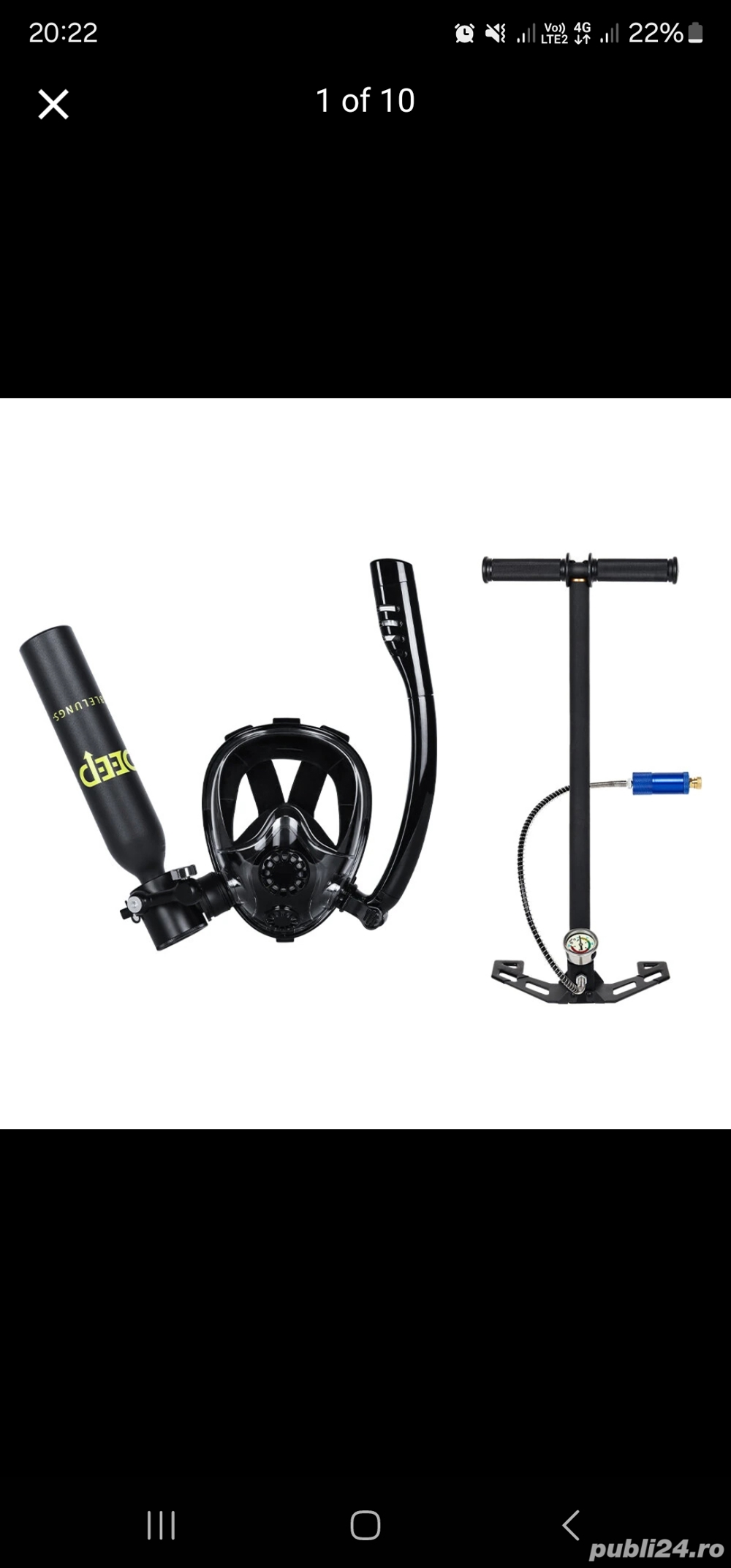 Set Masca Snorkeling Concediu Mini Scuba Diving 