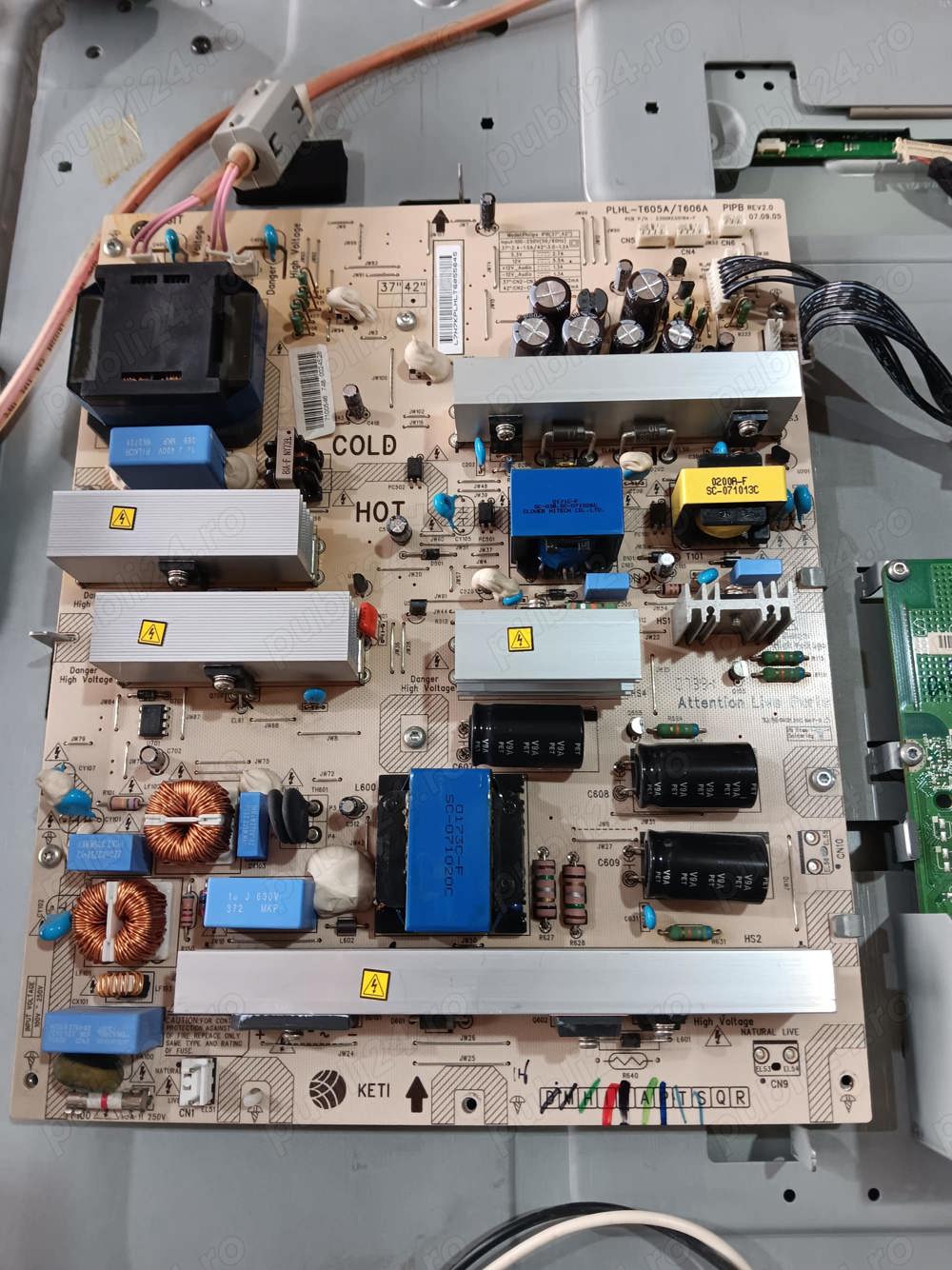 sursa plhl-t605a t606a de pe tv Philips 42pfl5322