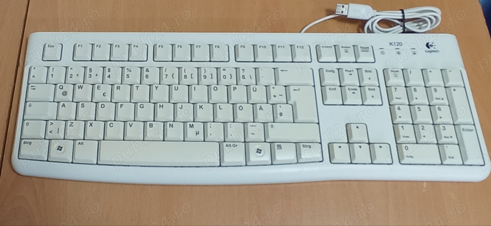 Vând Tastatura LOGITECH K120 Business cu Layout in limba Germana