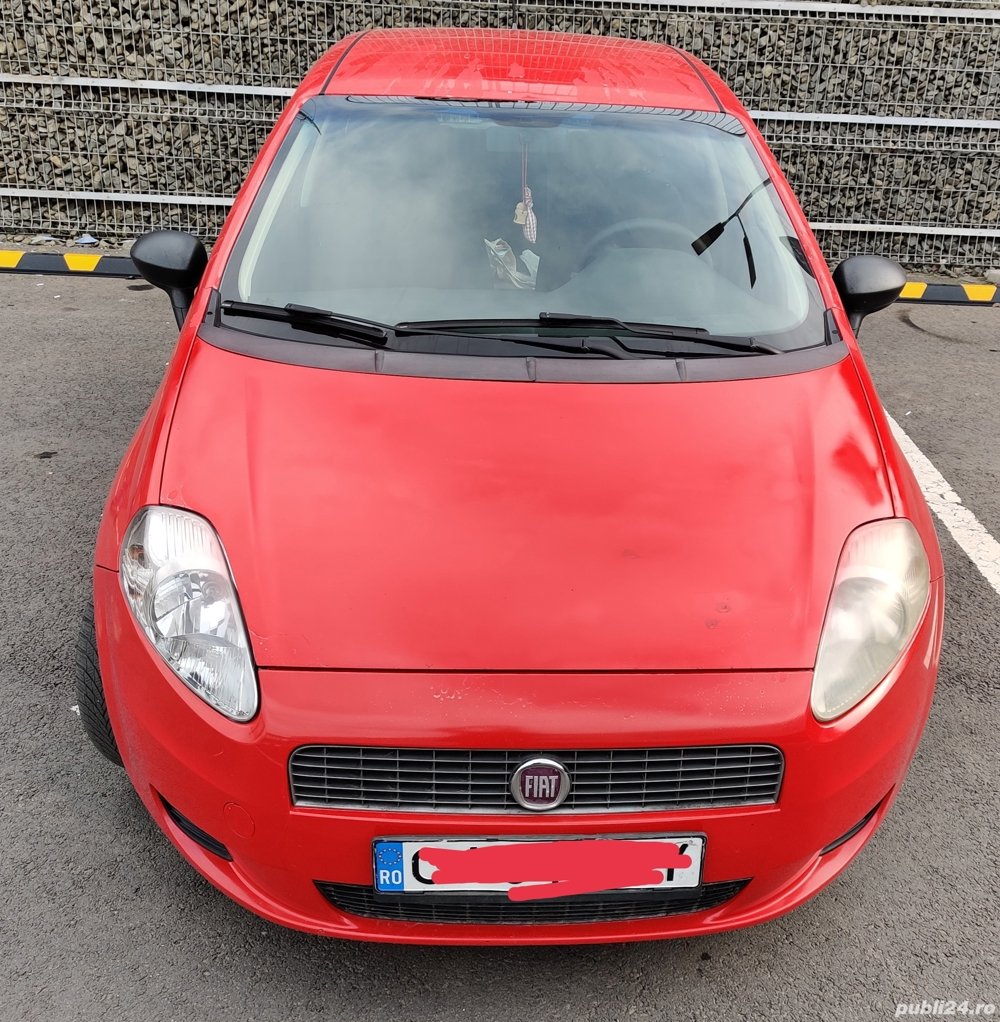 Fiat Grande Punto 1.4 benzina 2008 Perfect Funcțional Unic Proprietar Rosu Taxe Consum Costuri Mici