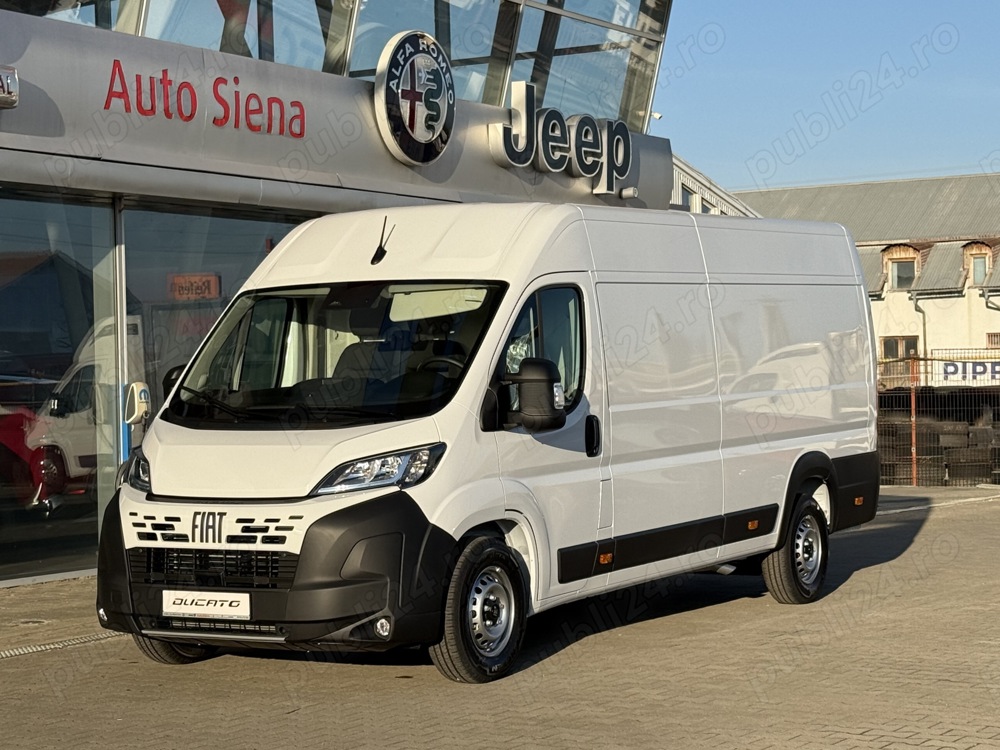 Fiat Ducato 2025 Maxi Van L5H2 15mc 2.2D 140CP 350Nm MT6 cul 549 White Ducato AutoSiena